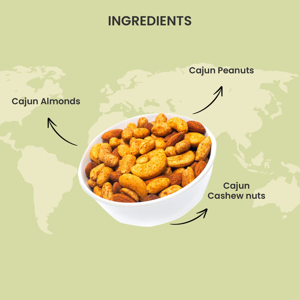Mexican Cajun Mixed Nuts