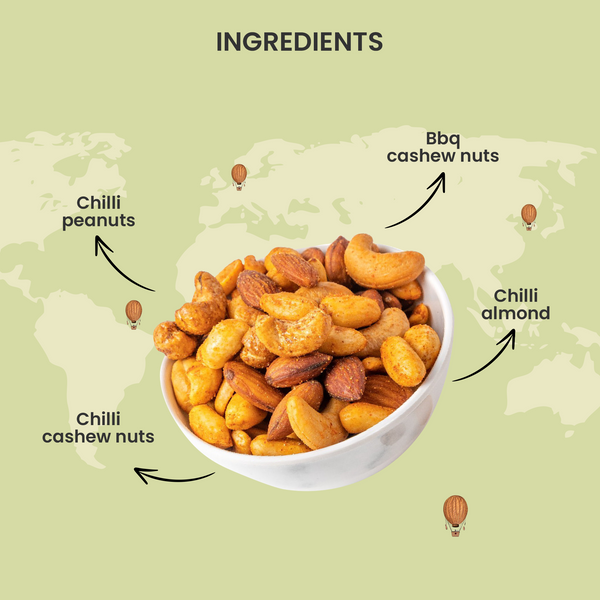 Hot & Spicy Mixed Nuts