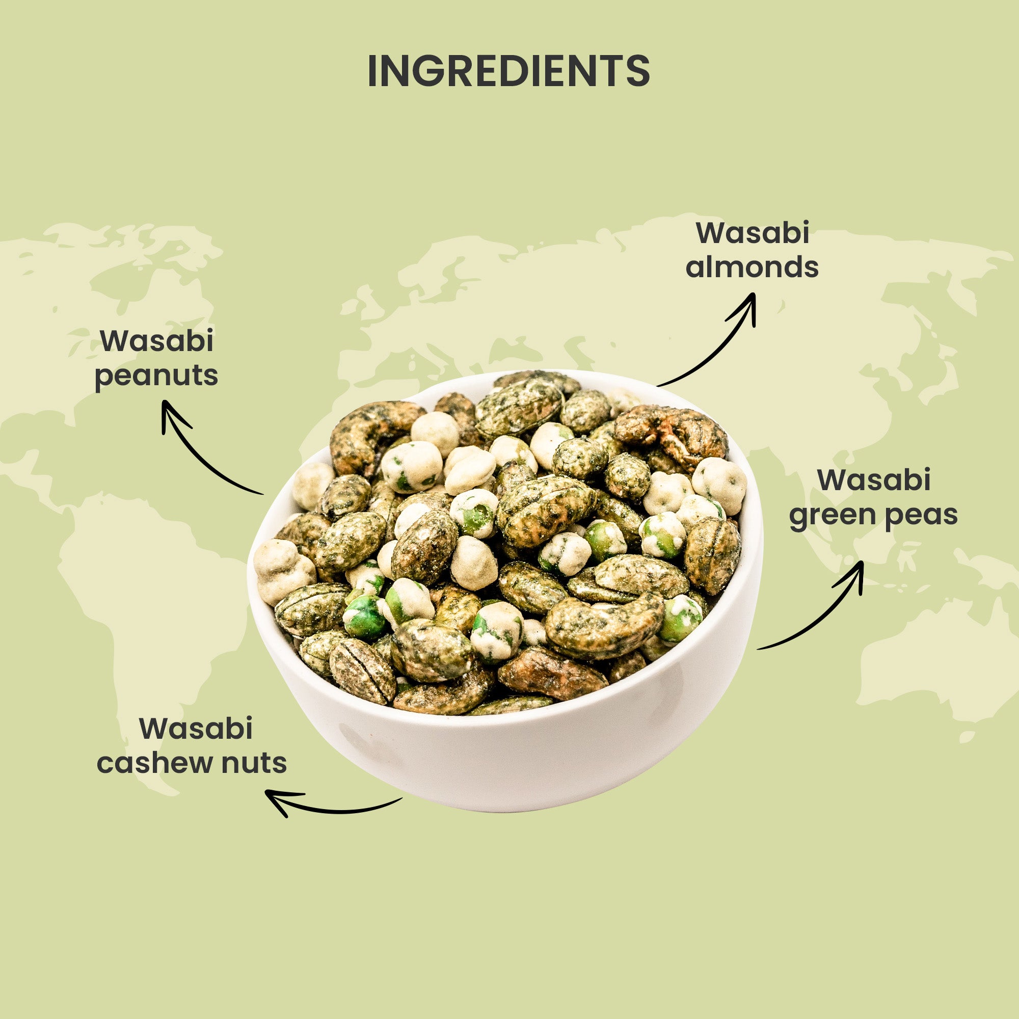 Wasabi Mixed Nuts