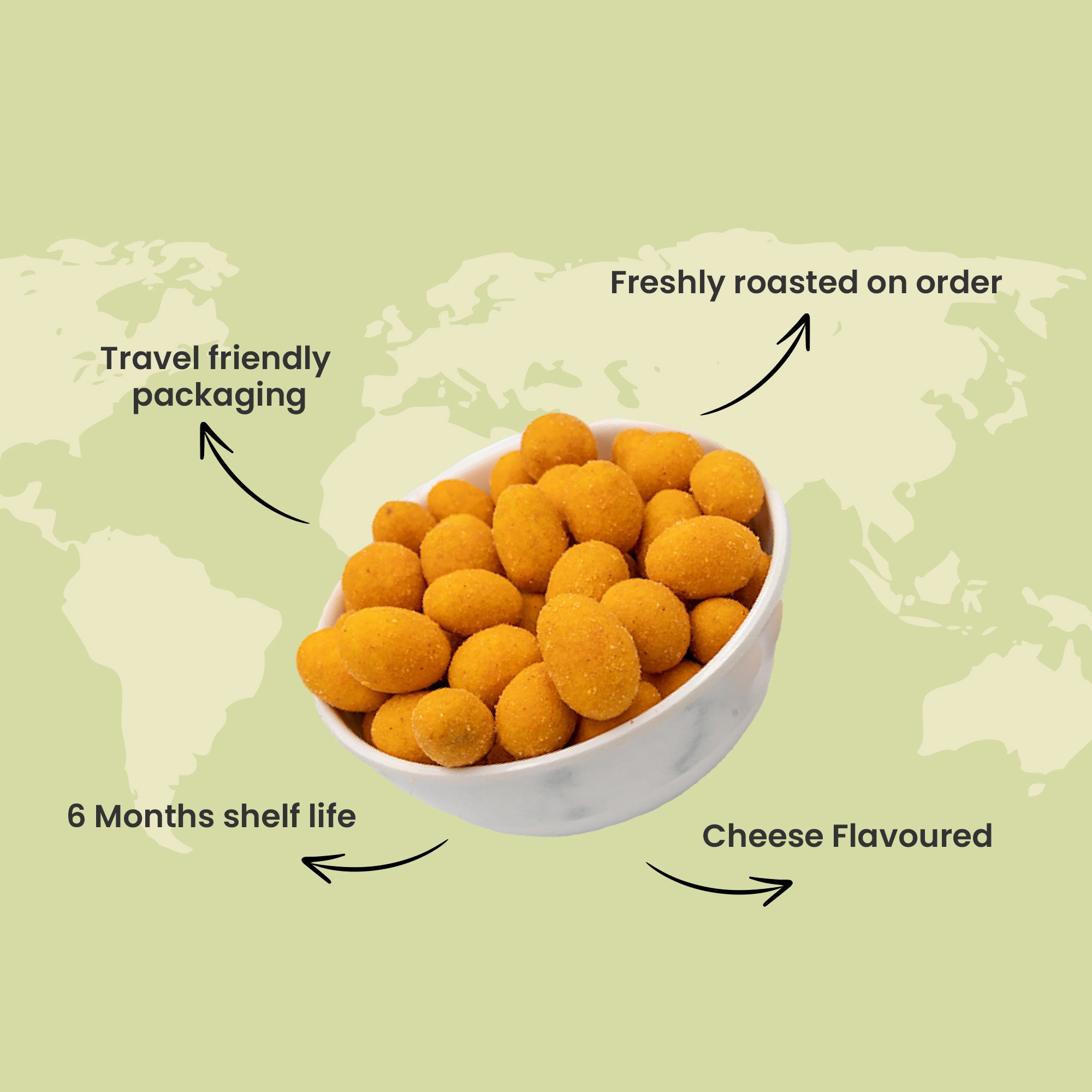 French Cheese Coated Peanuts