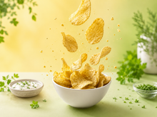 Yogurt and Herbs Flavoured Kettle Chips - 200Gm