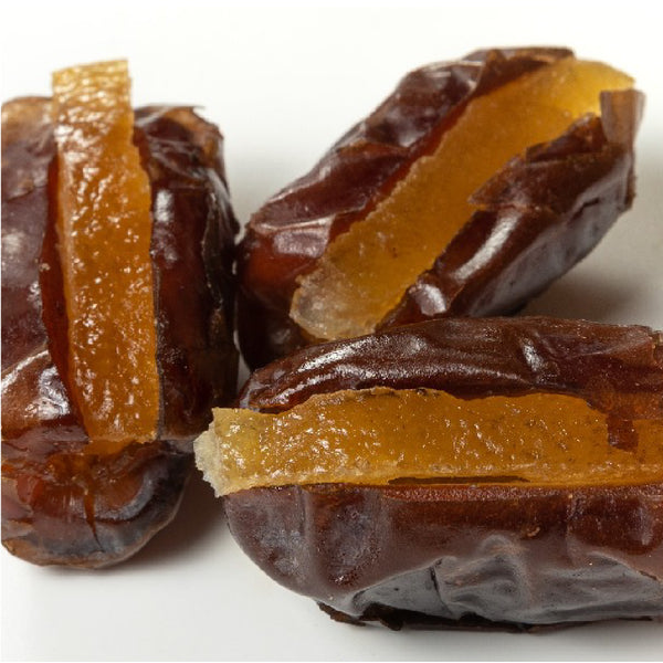 Orange Peel Stuffed Dates